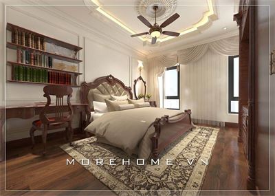 Xu hướng thiết kế phòng ngủ tân cổ điển ngày càng được ưa chuộng