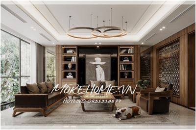 Sofa gỗ óc chó MH-0009