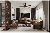 Sofa gỗ óc chó MH0026