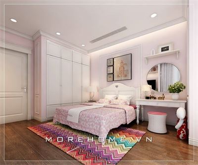 Mẫu giường phòng ngủ đẹp xuất sắc dành cho các bé gái