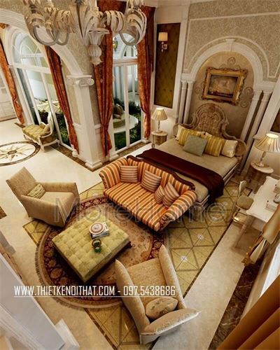 Ý tưởng thiết kế nội thất phòng ngủ cao cấp đẹp và sang trọng