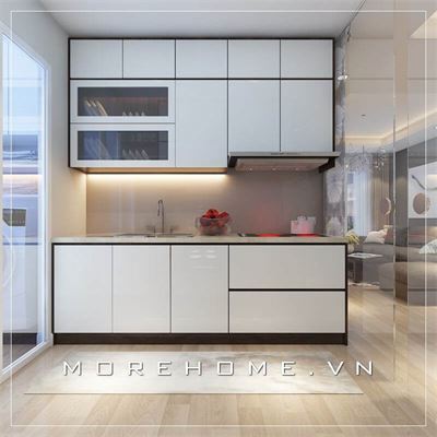 Top những mẫu tủ bếp màu trắng đẹp chất lượng bạn nên tham khảo