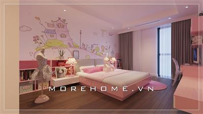 Mẫu giường phòng ngủ dành cho trẻ đẹp và ấn tượng tại khu vực Hà Nội
