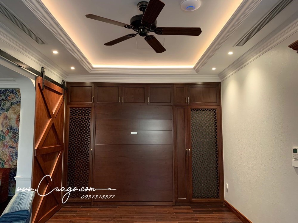 Thi công cửa gỗ tự nhiên