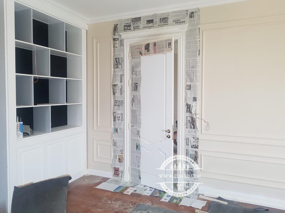 Thi công cửa gỗ tự nhiên