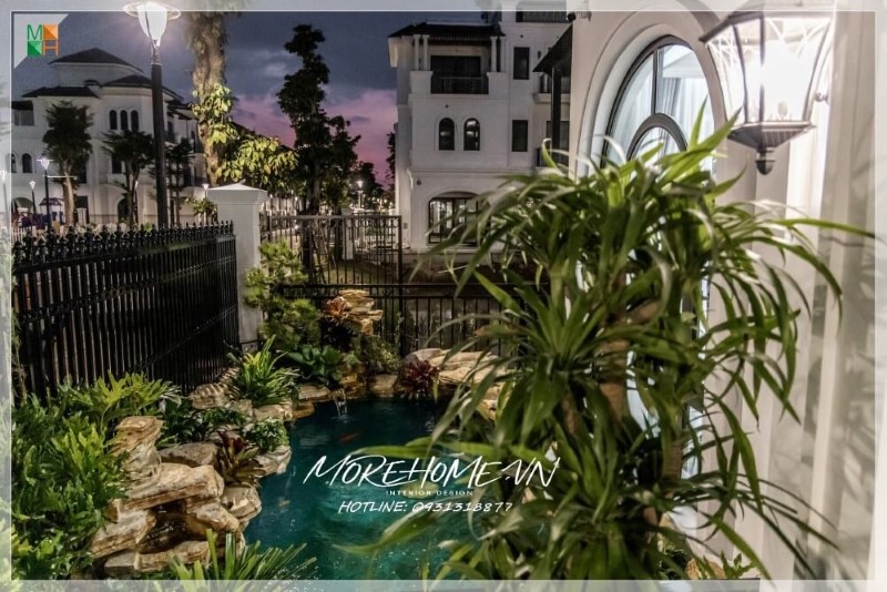 Thi công biệt thự 4 tầng