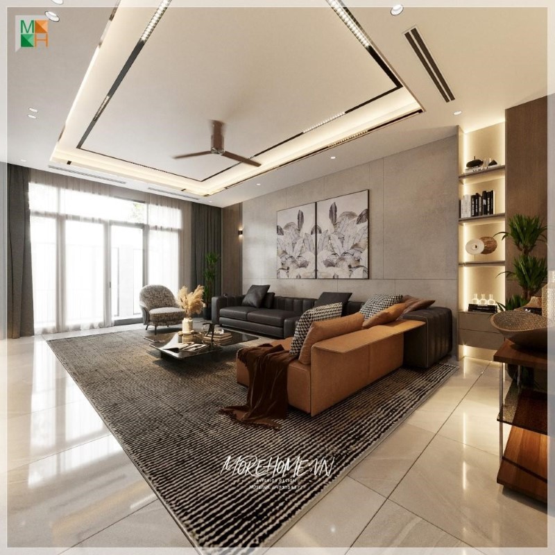 Thi công biệt thự 4 tầng