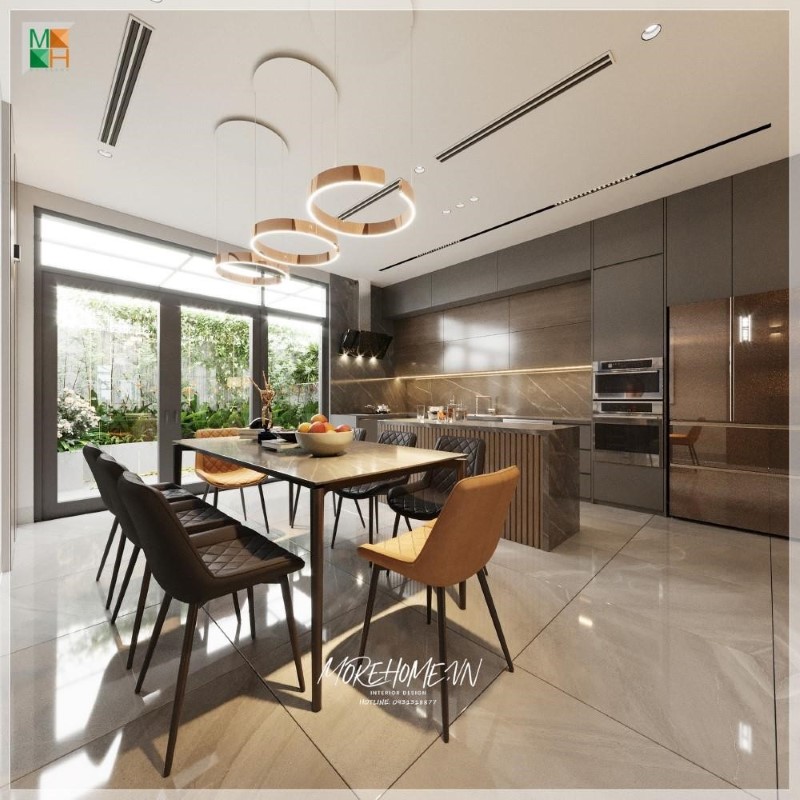 Thi công biệt thự 4 tầng