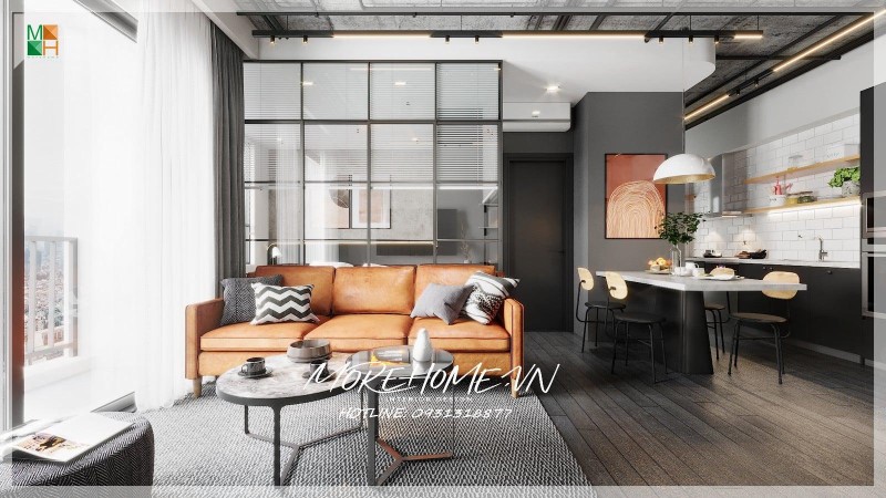 Thiết kế căn hộ 1 phòng ngủ