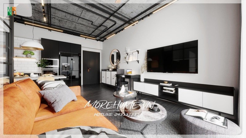 Thiết kế căn hộ 1 phòng ngủ