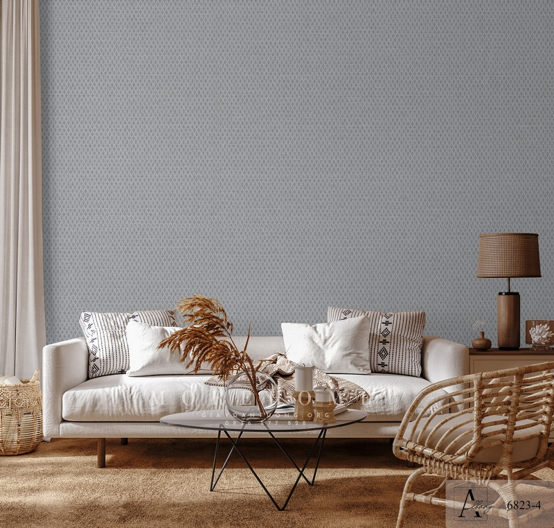 Chọn giấy dán tường cho thiết kế phòng khách