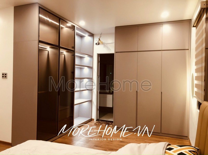 thi công tủ áo đẹp MoreHome