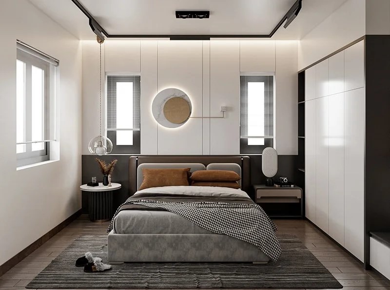 Thiết kế phòng ngủ 20m2 cho vợ chồng