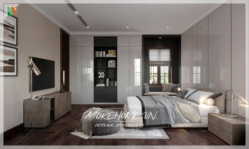 Thiết kế phòng ngủ 20m2 cho vợ chồng