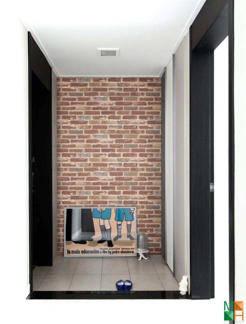 Giấy dán tường kiểu gạch