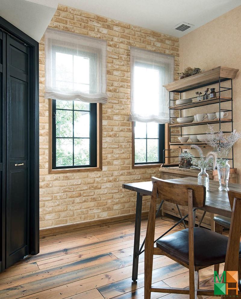 Giấy dán tường kiểu gạch