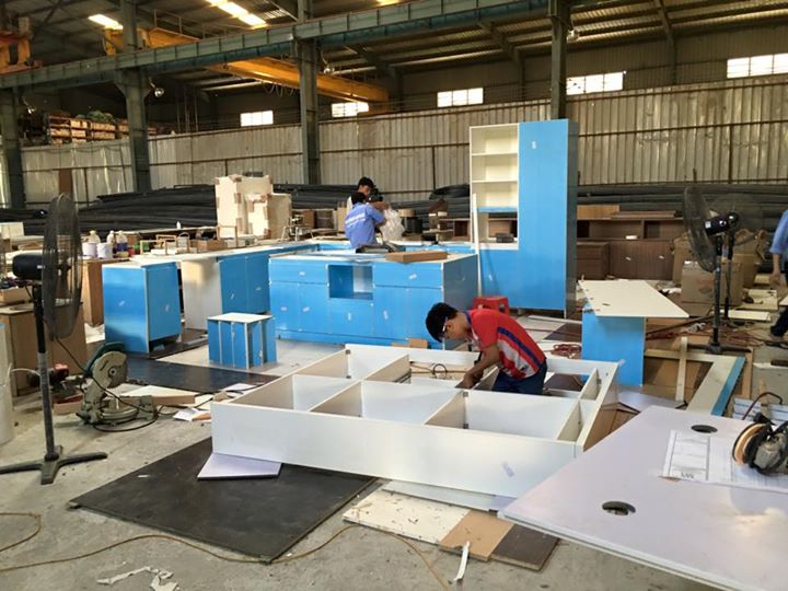 Thi công nội thất đồ gỗ văn phòng