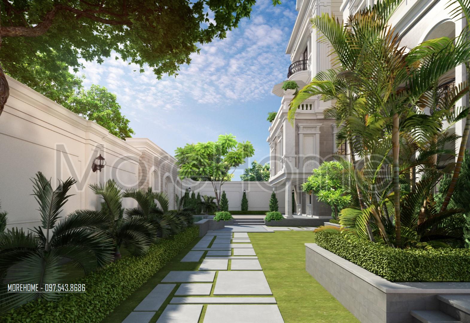 Mẫu biệt thự đẹp 2 tầng