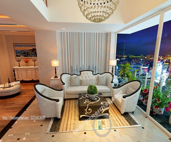 Mẫu thiết kế biệt thự cổ điển cuốn hút ánh nhìn