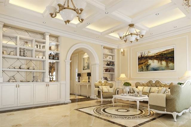 Thiết kế nhà theo phong cách tân cổ điển đẹp tại hà nội