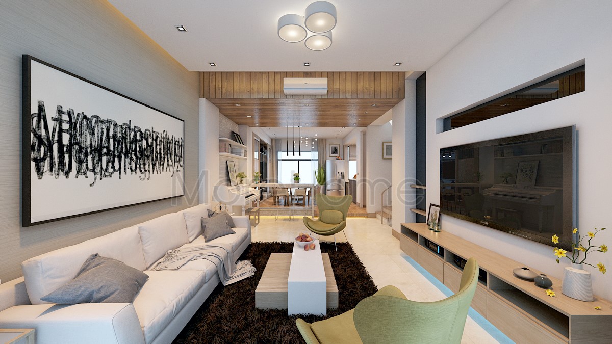 Thiết kế nội thất biệt thự đẹp 2 tầng