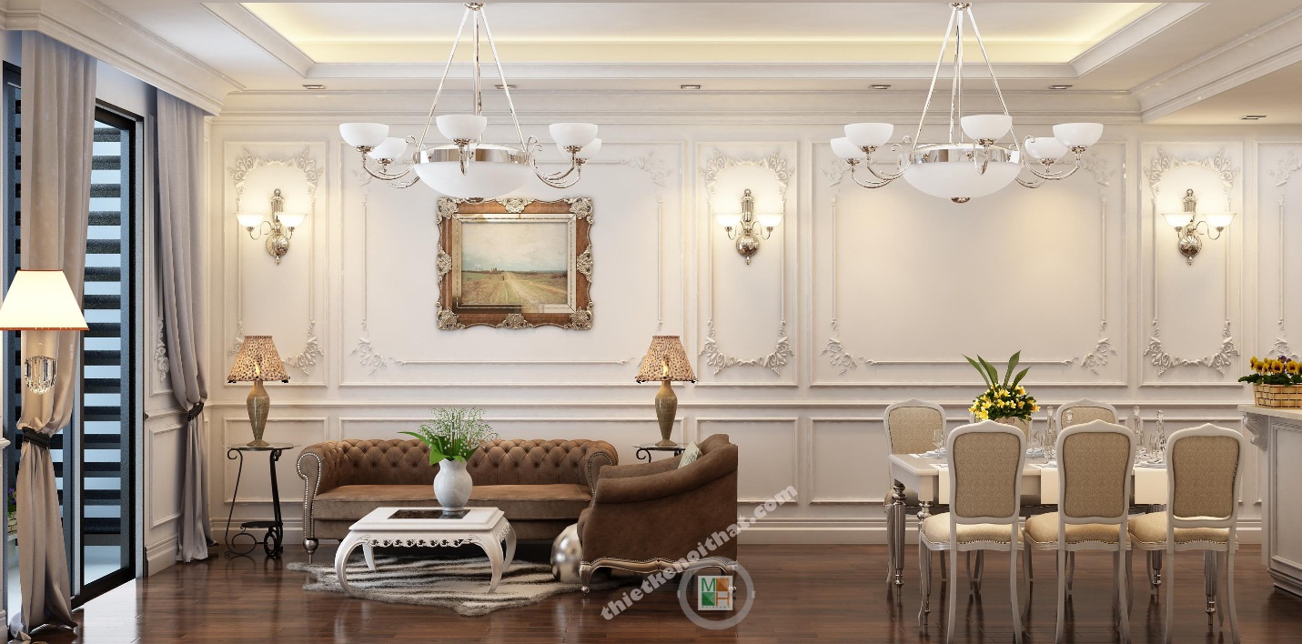 Trang trí nội thất tân cổ điển