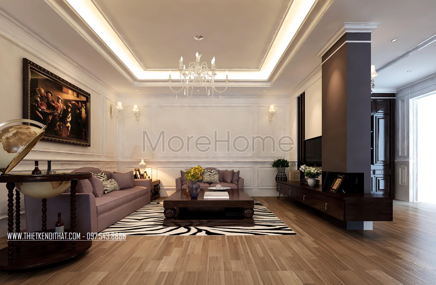 Thiết kế nội thất nhà chung cư đẹp và tiện ích