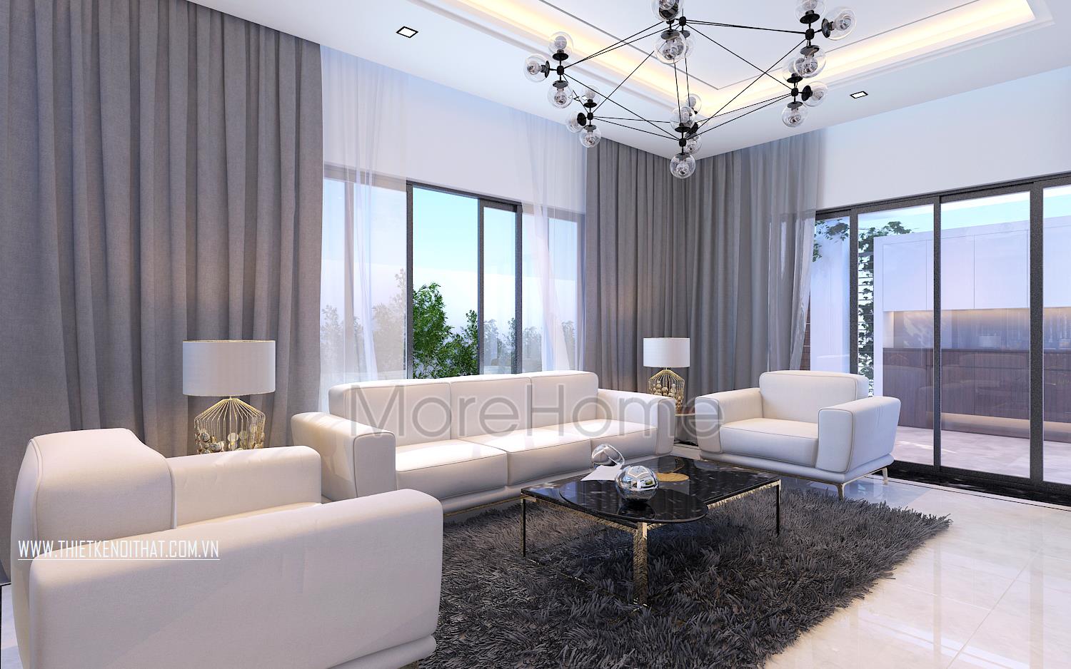 Mẫu biệt thự mini mát mẻ và hiện đại 2