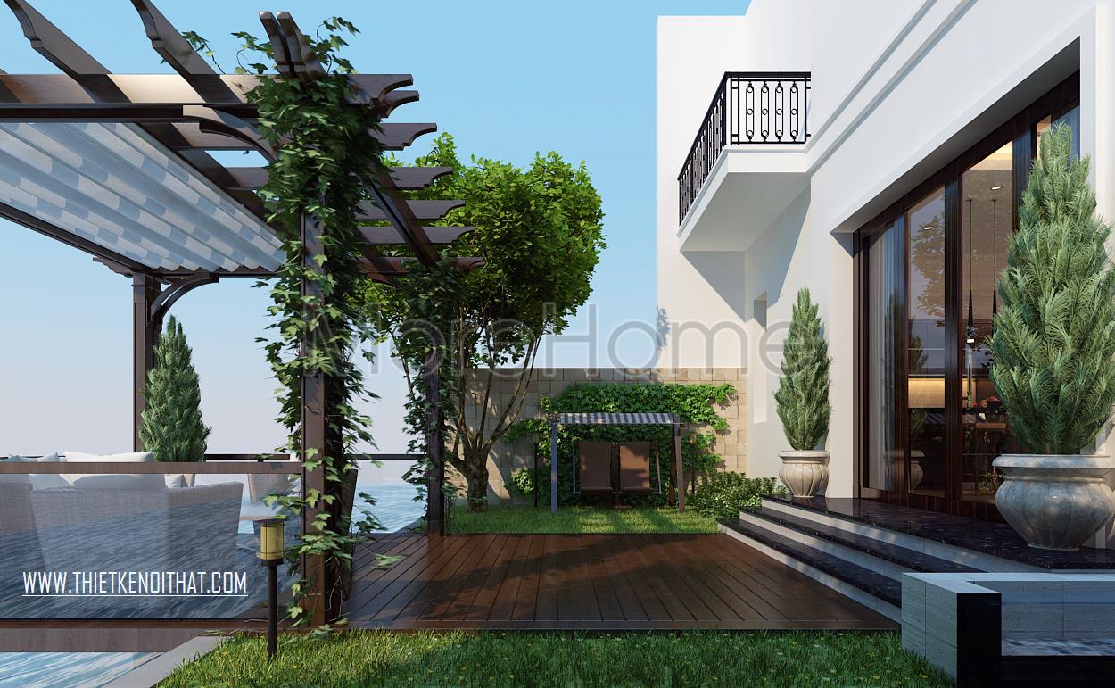 Mẫu biệt thự đẹp 2 tầng không thể rời mắt