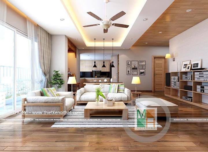 Tư vấn mẫu thiết kế chung cư 80m2  vừa đẹp mắt vừa hiện đại