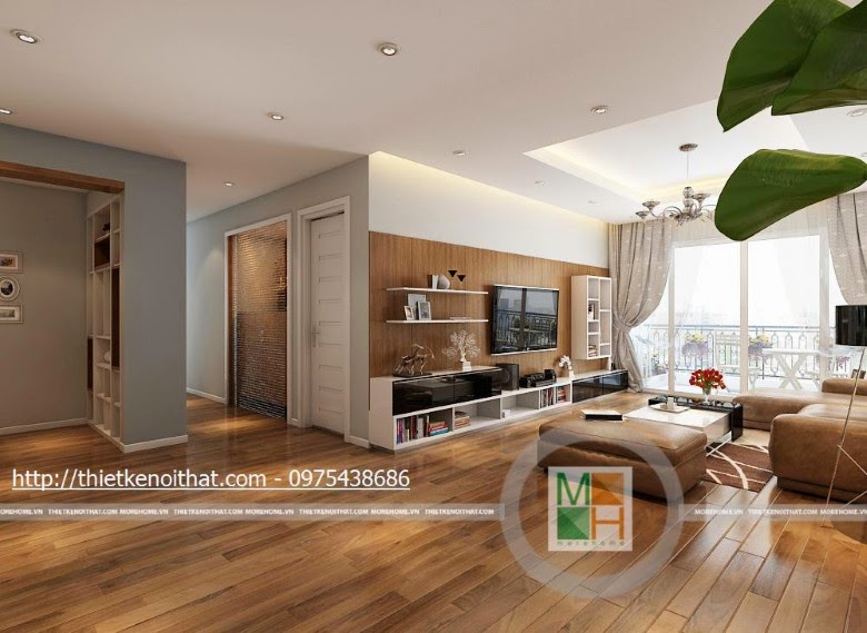 Tư vấn mẫu thiết kế chung cư 80m2  vừa đẹp mắt vừa hiện đại