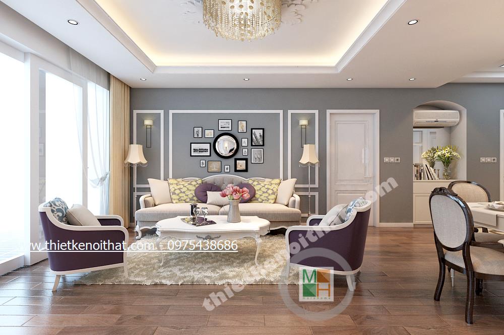 tư vấn thiết kế căn hộ chung cư 90m2 tiện ích với 3 phòng ngủ