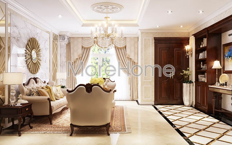 Biệt thự tân cổ điển với nội thất đầy ấn tượng