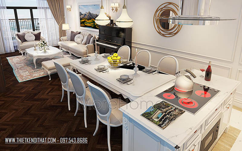 Thiết kế biệt thự tân cổ điển cao cấp trong Vincity Quận 9