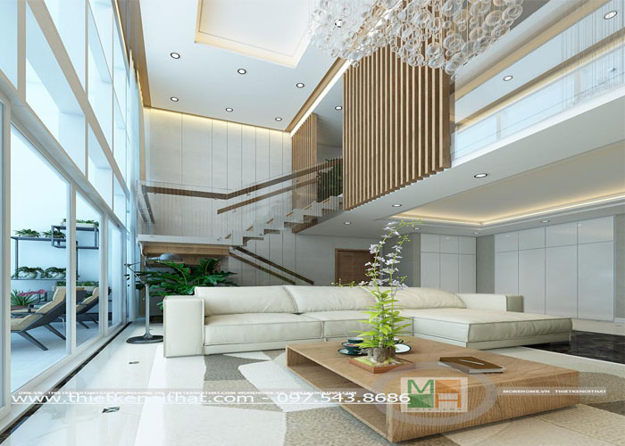 Top 7 mẫu thiết kế nội thất chung cư đẹp với 3 phòng ngủ cao cấp sang trọng nhất tại Morehome