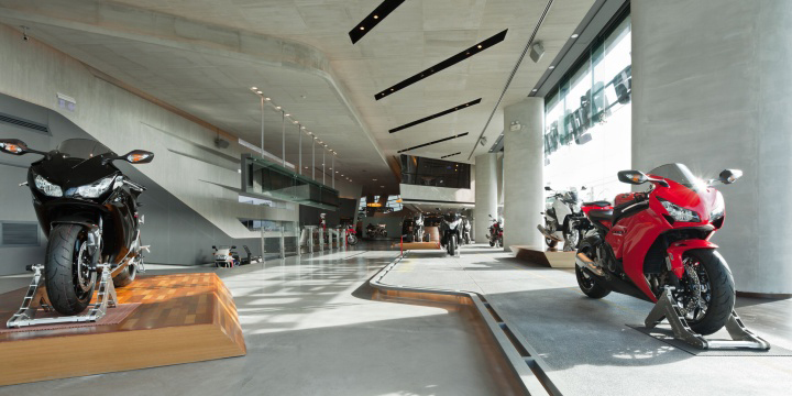 Thiết kế showroom xe máy để quảng bá thương hiệu