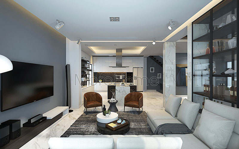 Thiết kế biệt thự Vinhomes Central Park phong cách hiện đại