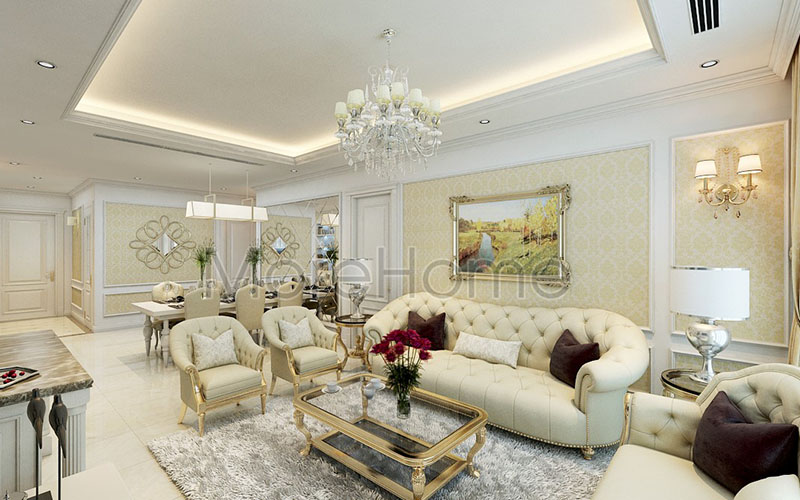 Ấn tượng với cách trang trí nội thất biệt thự Vinhomes Central Park