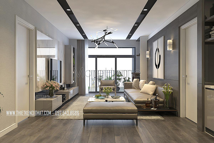 Mẫu thiết kế căn hộ 3 phòng ngủ