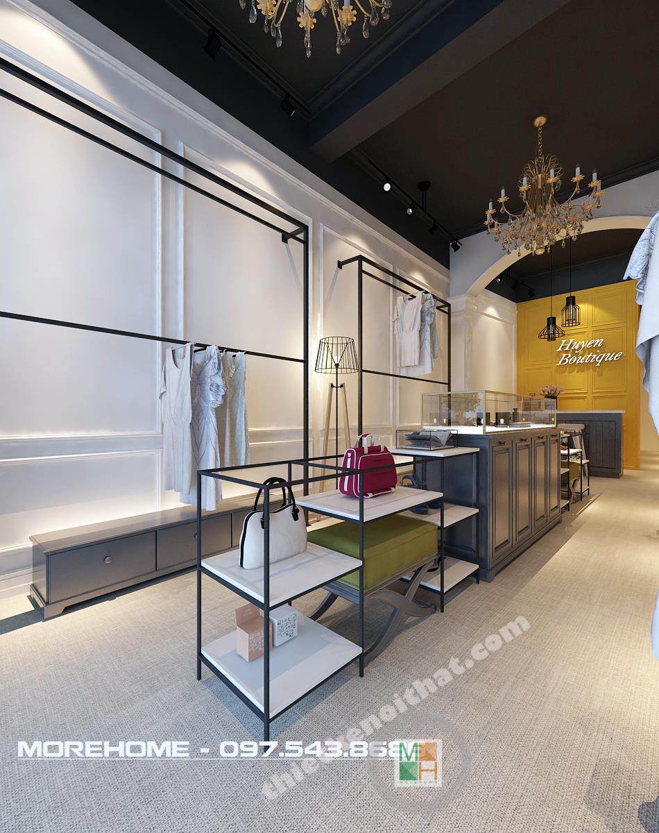 Bản vẽ thiết kế showroom thời trang được đầu tư chăm chút