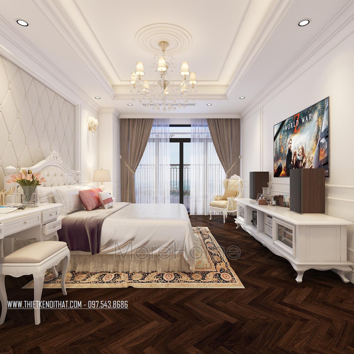 Những mẫu thiết kế nội thất chung cư tân cổ điển