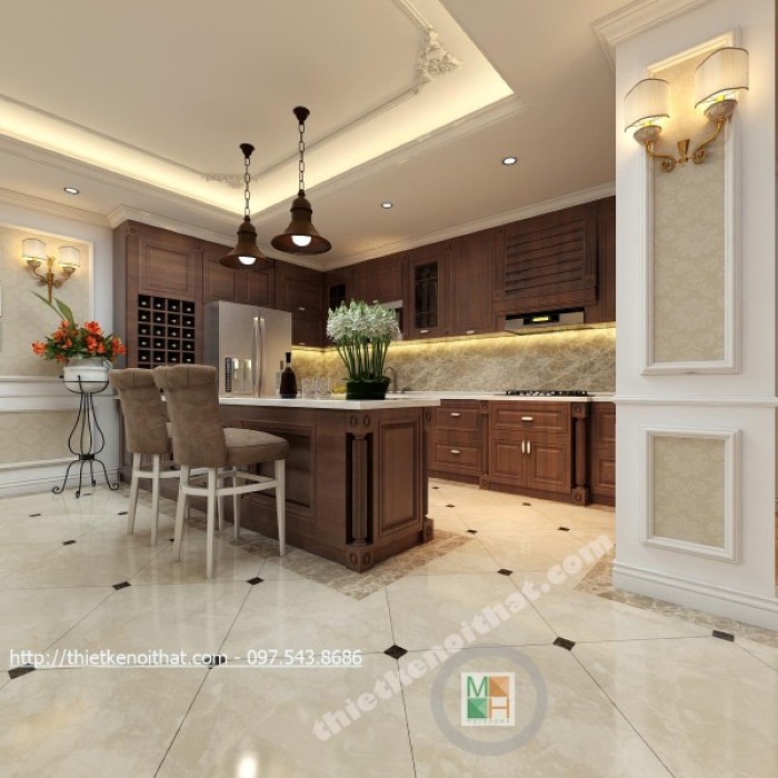 Ngắm nhìn thiết kế nội thất phòng khách phong cách tân cổ độc đáo