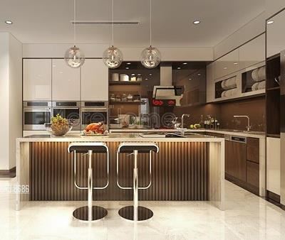 Tổng hợp mẫu kính ốp bếp đẹp tô điểm không gian sống thêm hút mắt