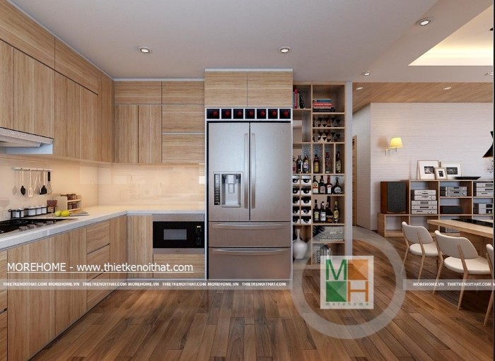 Tổng hợp mẫu kính ốp bếp đẹp tô điểm không gian sống thêm hút mắt