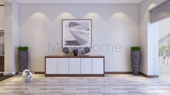 Không gian nhà gọn gàng hơn nhờ những mẫu tủ giày đẹp