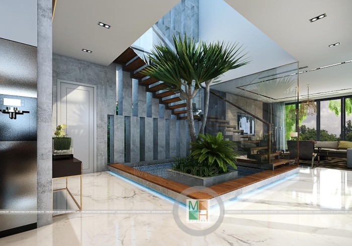 Thiết kế biệt thự nhà vườn 2 tầng đẹp độc đáo