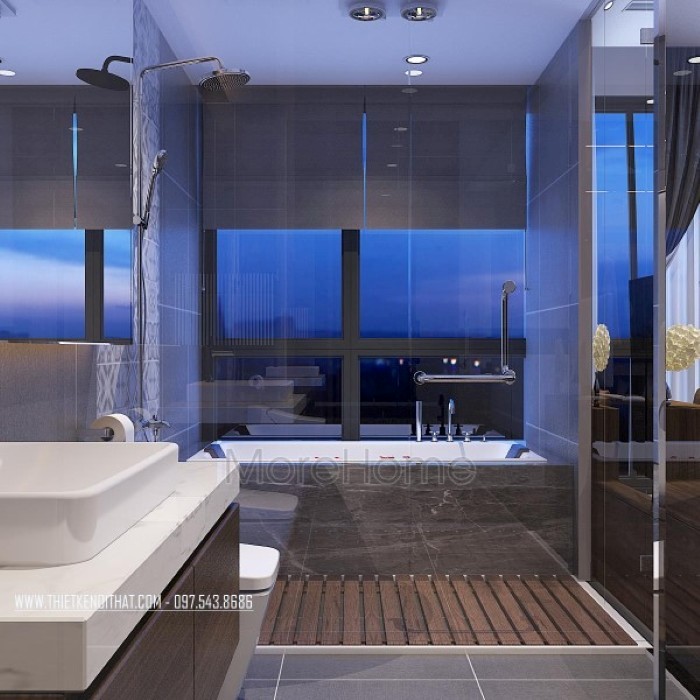 thiết kế nội thất phòng tắm nhỏ