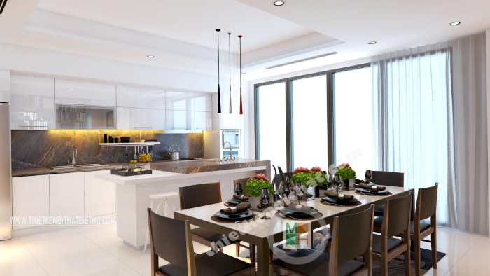 những điều cần lưu ý khi thiết kế nội thất phòng bếp