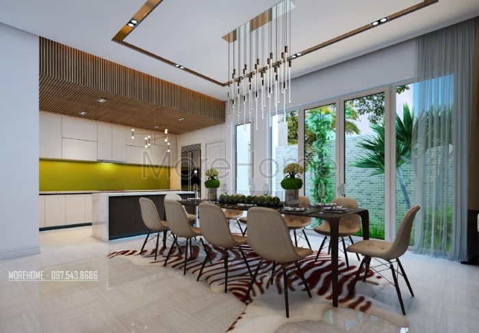 những điều cần lưu ý khi thiết kế nội thất phòng bếp