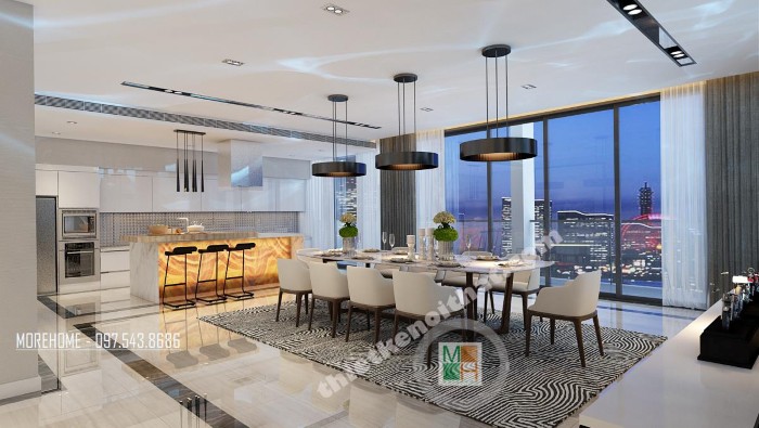 những điều cần lưu ý khi thiết kế nội thất phòng bếp